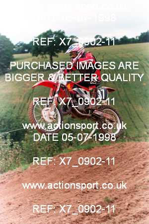 Photo: X7_0902-11 ActionSport Photography 05/07/1998 AMCA Meersbrook MC - Warmingham Lane  _1_JuniorGroup1 #37