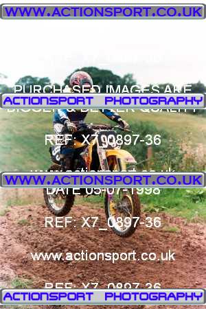 Photo: X7_0897-36 ActionSport Photography 05/07/1998 AMCA Meersbrook MC - Warmingham Lane  _1_JuniorGroup1 #93