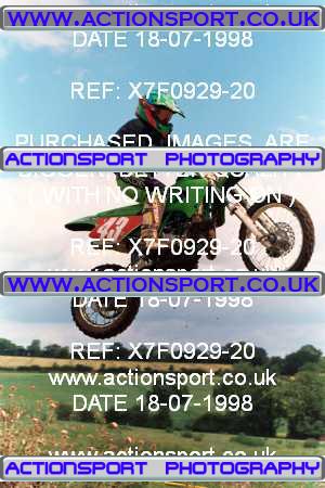 Photo: X7F0929-20 ActionSport Photography 18/07/1998 BSMA National East Anglia SSC - Wakes Colne _2_80s #43