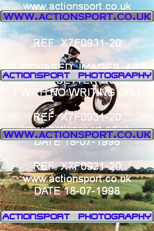 Photo: X7F0931-20 ActionSport Photography 18/07/1998 BSMA National East Anglia SSC - Wakes Colne _5_AMX #40