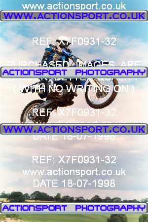 Photo: X7F0931-32 ActionSport Photography 18/07/1998 BSMA National East Anglia SSC - Wakes Colne _5_AMX #40