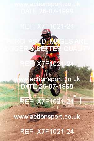 Photo: X7F1021-24 ActionSport Photography 26/07/1998 AMCA Essex MCC - Mildenhall _4_250-750Juniors #41