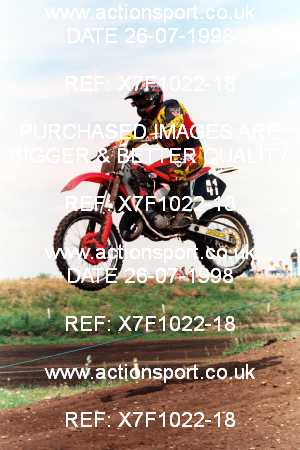 Photo: X7F1022-18 ActionSport Photography 26/07/1998 AMCA Essex MCC - Mildenhall _4_250-750Juniors #41