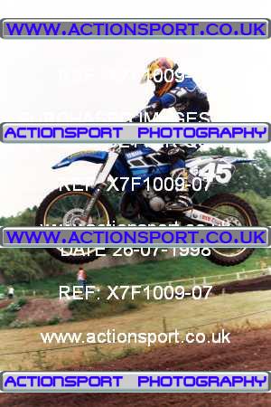 Photo: X7F1009-07 ActionSport Photography 26/07/1998 AMCA Essex MCC - Mildenhall _3_125Juniors #45