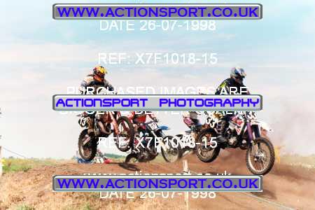 Photo: X7F1018-15 ActionSport Photography 26/07/1998 AMCA Essex MCC - Mildenhall _3_125Juniors #137