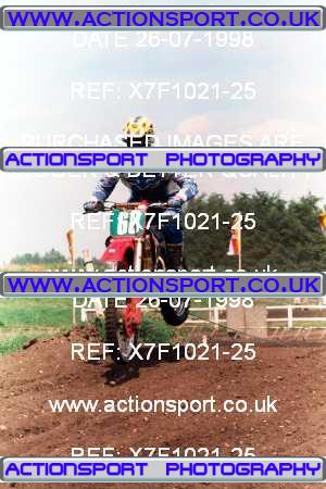 Photo: X7F1021-25 ActionSport Photography 26/07/1998 AMCA Essex MCC - Mildenhall _4_250-750Juniors #68