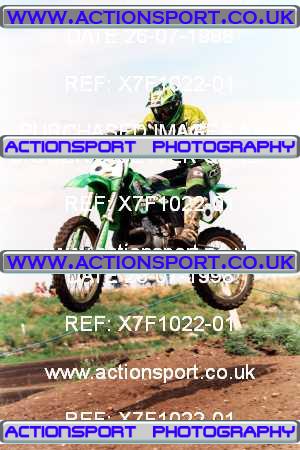 Photo: X7F1022-01 ActionSport Photography 26/07/1998 AMCA Essex MCC - Mildenhall _4_250-750Juniors #64