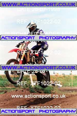 Photo: X7F1022-02 ActionSport Photography 26/07/1998 AMCA Essex MCC - Mildenhall _4_250-750Juniors #84