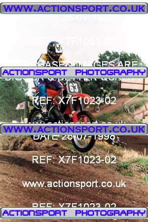 Photo: X7F1023-02 ActionSport Photography 26/07/1998 AMCA Essex MCC - Mildenhall _4_250-750Juniors #63