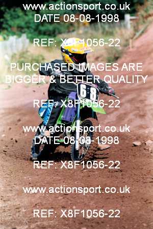Photo: X8F1056-22 ActionSport Photography 08/08/1998 ACU BYMX National West Mids YMC - Hawkestone Park _2_60s #68