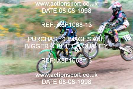 Photo: X8F1068-13 ActionSport Photography 08/08/1998 ACU BYMX National West Mids YMC - Hawkestone Park _2_60s #161
