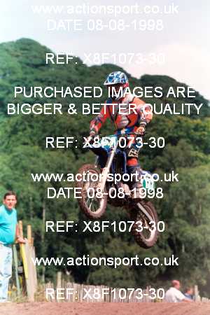Photo: X8F1073-30 ActionSport Photography 08/08/1998 ACU BYMX National West Mids YMC - Hawkestone Park _4_100s #133