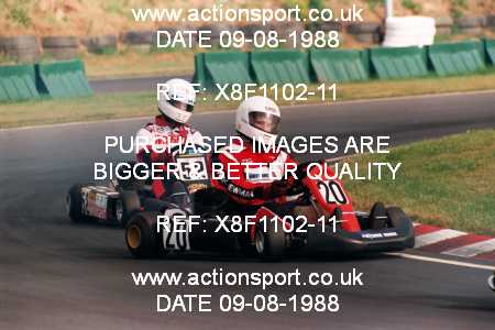 Photo: X8F1102-11 ActionSport Photography 09/08/1998 Kartmasters 98 - PFI Raceway _3_ICA #20