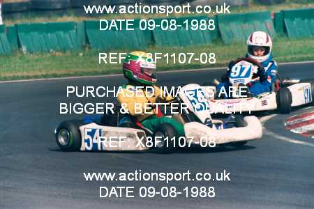 Photo: X8F1107-08 ActionSport Photography 09/08/1998 Kartmasters 98 - PFI Raceway _2_JuniorTKM #54