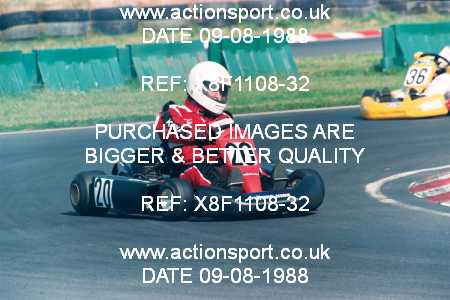 Photo: X8F1108-32 ActionSport Photography 09/08/1998 Kartmasters 98 - PFI Raceway _3_ICA #20