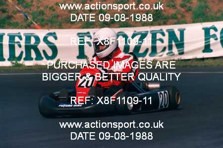 Photo: X8F1109-11 ActionSport Photography 09/08/1998 Kartmasters 98 - PFI Raceway _3_ICA #20