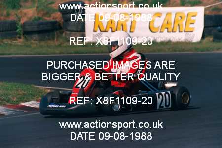 Photo: X8F1109-20 ActionSport Photography 09/08/1998 Kartmasters 98 - PFI Raceway _3_ICA #20
