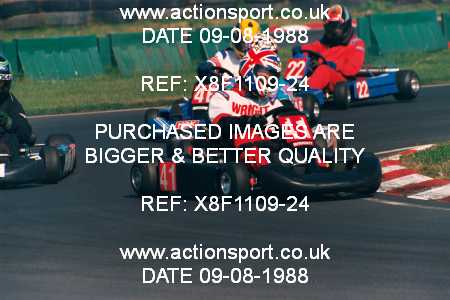 Photo: X8F1109-24 ActionSport Photography 09/08/1998 Kartmasters 98 - PFI Raceway _4_SeniorTKM #41