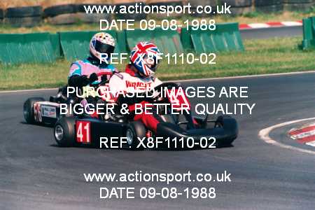 Photo: X8F1110-02 ActionSport Photography 09/08/1998 Kartmasters 98 - PFI Raceway _4_SeniorTKM #41