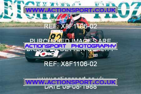 Photo: X8F1106-02 ActionSport Photography 09/08/1998 Kartmasters 98 - PFI Raceway _1_Cadets #82