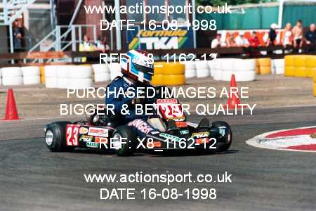 Photo: X8_1162-12 ActionSport Photography 16/08/1998 Hunts Kart Club TKM Festival - Kimbolton  _3_SeniorTKM-0Plate #23