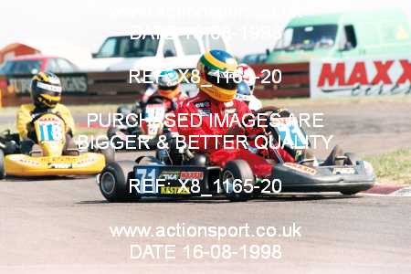 Photo: X8_1165-20 ActionSport Photography 16/08/1998 Hunts Kart Club TKM Festival - Kimbolton  _4_JuniorTKM-0Plate #71