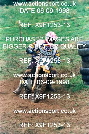Photo: X9F1253-13 ActionSport Photography 06/09/1998 AMCA Tormarton MC [Jun Sen Exp Team Races] - Ayford Farm  _1_JuniorTeamRace #22