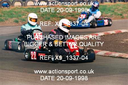 Photo: X9_1337-04 ActionSport Photography 20/09/1998 Shenington Kart Club  _5_SeniorTKM #45