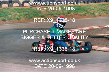 Photo: X9_1338-18 ActionSport Photography 20/09/1998 Shenington Kart Club  _5_SeniorTKM #76