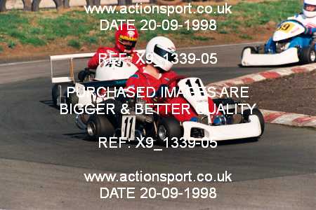 Photo: X9_1339-05 ActionSport Photography 20/09/1998 Shenington Kart Club  _6_250Gearbox #11