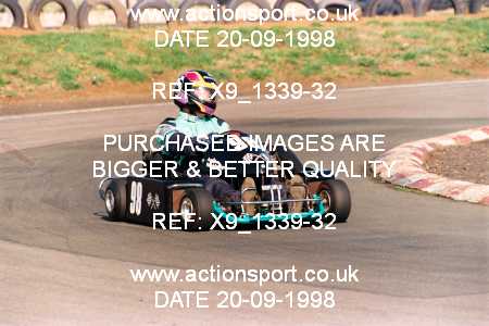 Photo: X9_1339-32 ActionSport Photography 20/09/1998 Shenington Kart Club  _6_250Gearbox #98