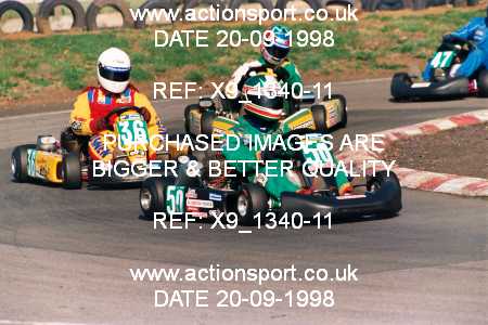 Photo: X9_1340-11 ActionSport Photography 20/09/1998 Shenington Kart Club  _4_100C #36