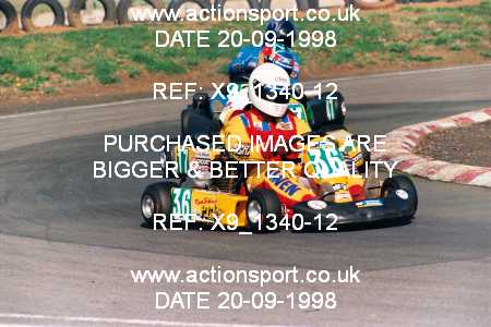 Photo: X9_1340-12 ActionSport Photography 20/09/1998 Shenington Kart Club  _4_100C #36