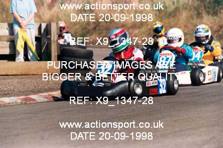 Photo: X9_1347-28 ActionSport Photography 20/09/1998 Shenington Kart Club  _3_JuniorTKM #32