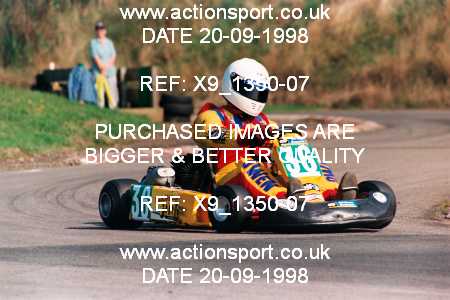 Photo: X9_1350-07 ActionSport Photography 20/09/1998 Shenington Kart Club  _4_100C #36