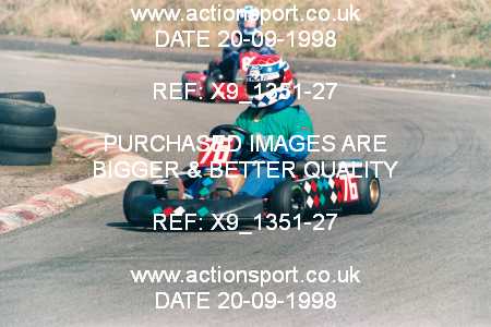 Photo: X9_1351-27 ActionSport Photography 20/09/1998 Shenington Kart Club  _5_SeniorTKM #76