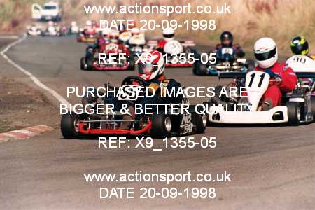 Photo: X9_1355-05 ActionSport Photography 20/09/1998 Shenington Kart Club  _6_250Gearbox #11