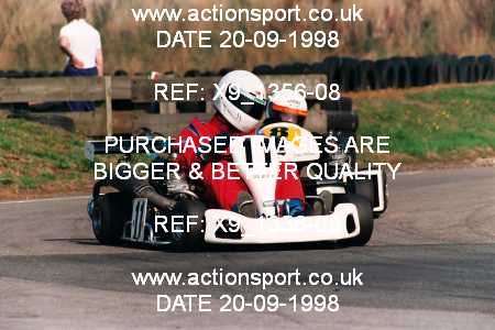 Photo: X9_1356-08 ActionSport Photography 20/09/1998 Shenington Kart Club  _6_250Gearbox #11