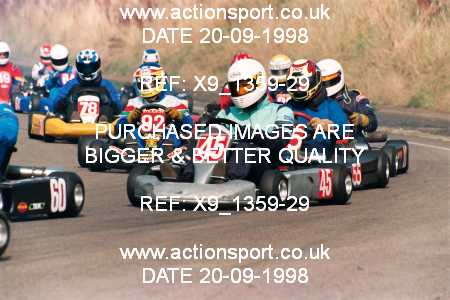 Photo: X9_1359-29 ActionSport Photography 20/09/1998 Shenington Kart Club  _5_SeniorTKM #45
