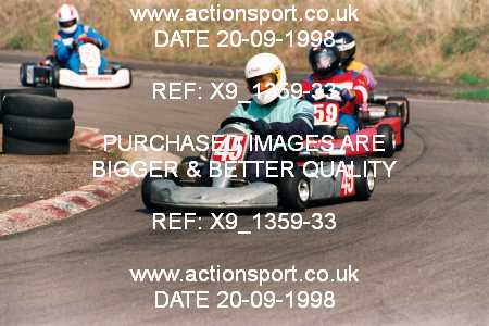 Photo: X9_1359-33 ActionSport Photography 20/09/1998 Shenington Kart Club  _5_SeniorTKM #45