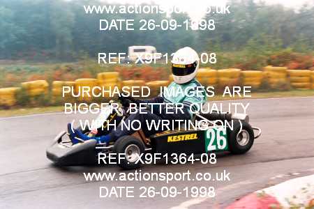 Photo: X9F1364-08 ActionSport Photography 26/09/1998 Camberley Kart Club 25th Roy Mortara Meeting - Blackbushe  _4_100C #26