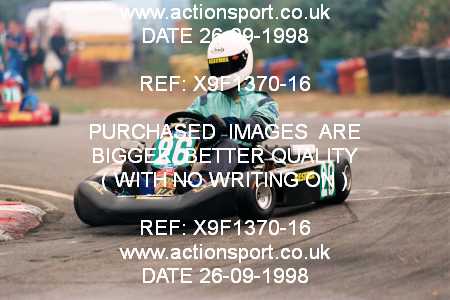 Photo: X9F1370-16 ActionSport Photography 26/09/1998 Camberley Kart Club 25th Roy Mortara Meeting - Blackbushe  _4_100C #26
