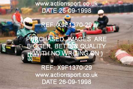 Photo: X9F1370-29 ActionSport Photography 26/09/1998 Camberley Kart Club 25th Roy Mortara Meeting - Blackbushe  _4_100C #26
