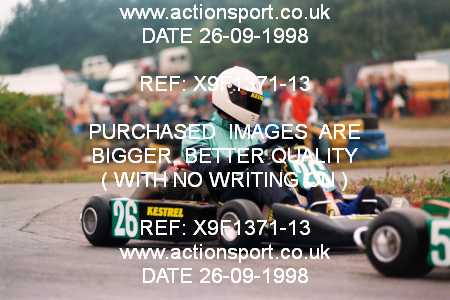 Photo: X9F1371-13 ActionSport Photography 26/09/1998 Camberley Kart Club 25th Roy Mortara Meeting - Blackbushe  _4_100C #26