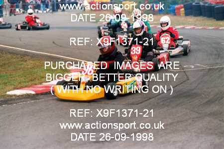 Photo: X9F1371-21 ActionSport Photography 26/09/1998 Camberley Kart Club 25th Roy Mortara Meeting - Blackbushe  _5_SeniorTKM #39