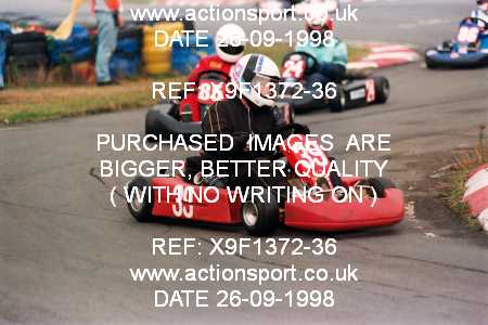 Photo: X9F1372-36 ActionSport Photography 26/09/1998 Camberley Kart Club 25th Roy Mortara Meeting - Blackbushe  _5_SeniorTKM #39