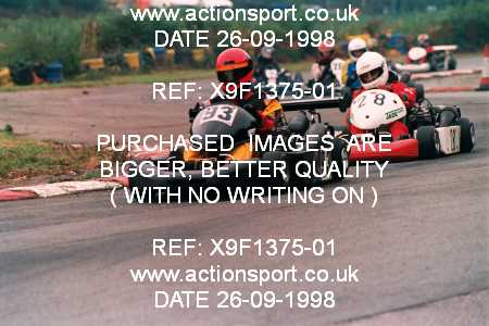 Photo: X9F1375-01 ActionSport Photography 26/09/1998 Camberley Kart Club 25th Roy Mortara Meeting - Blackbushe  _8_250Gearbox #28