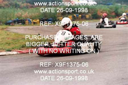 Photo: X9F1375-06 ActionSport Photography 26/09/1998 Camberley Kart Club 25th Roy Mortara Meeting - Blackbushe  _8_250Gearbox #28