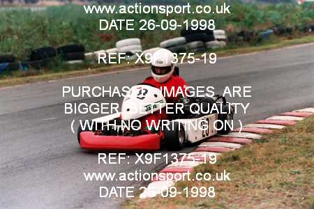 Photo: X9F1375-19 ActionSport Photography 26/09/1998 Camberley Kart Club 25th Roy Mortara Meeting - Blackbushe  _8_250Gearbox #28