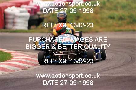 Photo: X9_1382-23 ActionSport Photography 27/09/1998 Manchester & Buxton Kart Club GOLD CUP - Three Sisters  _6_125Gearbox #2